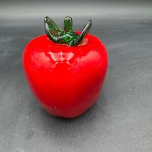 Vintage Murano Style Hand Blown Glass Fruits Blown Glass Art Retro Kitchen Decor